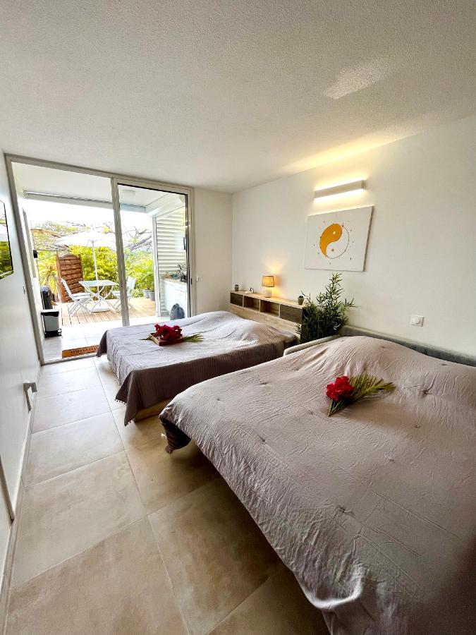 Nouveau Studio Chaleureux Avec Jacuzzi Prive & Piscine Le Diamant Exterior foto